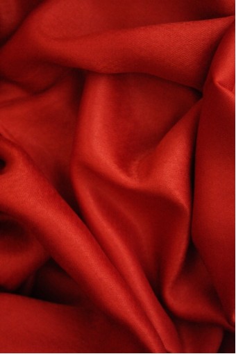Red Blossom Silk Kashmir Scarve